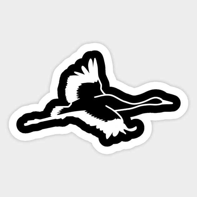 Crane Sticker by Designzz